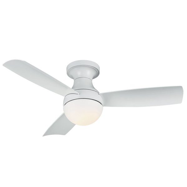 Wac Orb 3-Blade Smart Flush Mount Ceiling Fan F-004